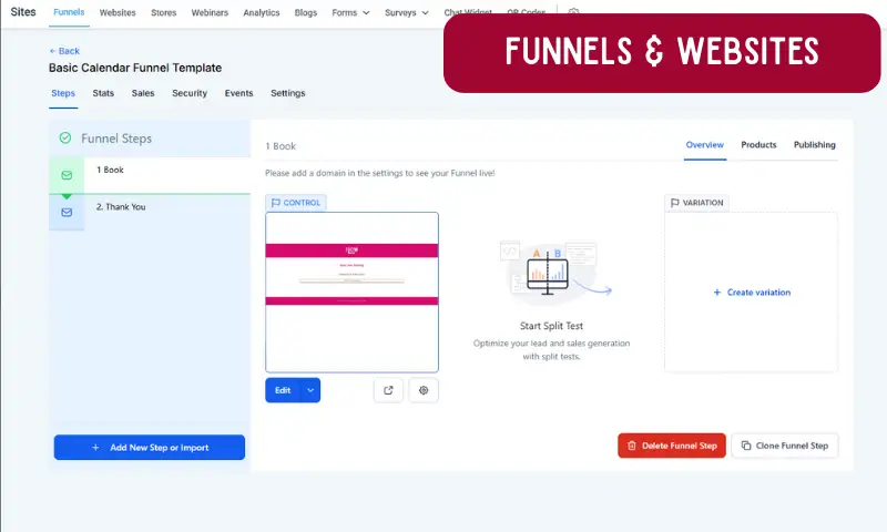 Flow - Funnels & Websites Flow - Funnels & Websites